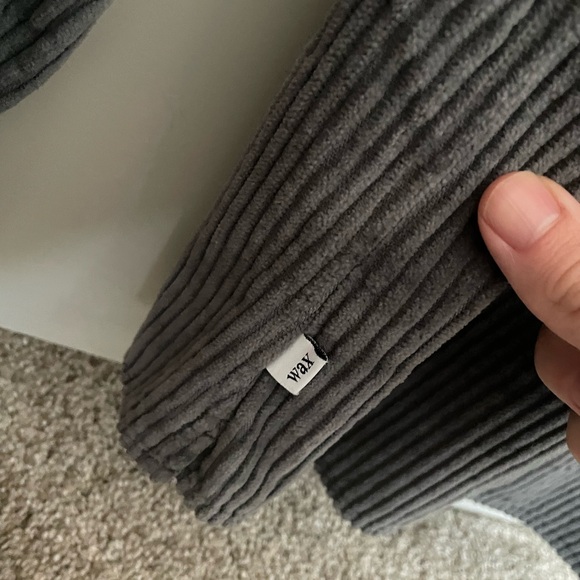 Wax London Gray Corduroy Button-Up Shirt - Picture 3 of 4